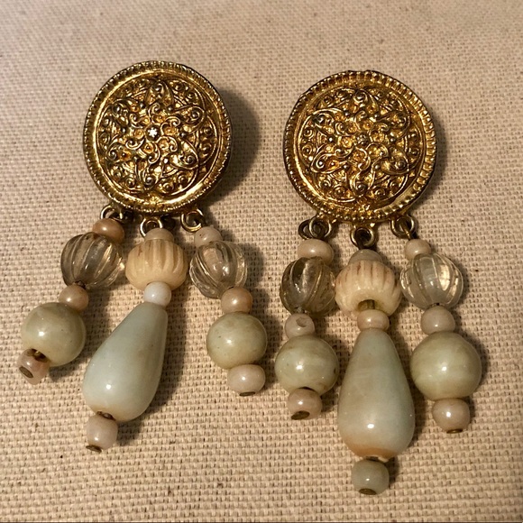 Vintage Long Drop Earring - Picture 1 of 1